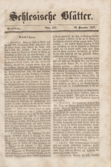 Schlesische Blätter. 1857, Nro. 101 (19 Dezember)