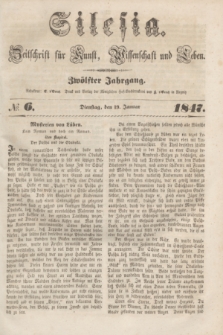 Silesia : Zeitschrift fűr Kunst, Wissenschaft und Leben. Jg.12, № 6 (19 Januar 1847)