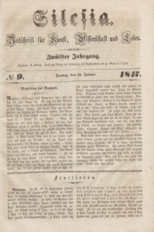 Silesia : Zeitschrift fűr Kunst, Wissenschaft und Leben. Jg.12, № 9 (29 Januar 1847)