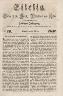 Silesia : Zeitschrift fűr Kunst, Wissenschaft und Leben. Jg.12, № 16 (23 Februar 1847)