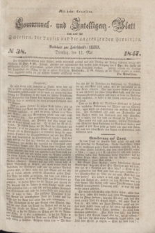 Communal und Intelligenz-Blatt von und fűr Schlesien, die Lausitz und die angrenzenden Provinzen. 1847, № 38 (11 Mai) + dod.