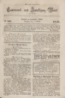 Communal und Intelligenz-Blatt von und fűr Schlesien, die Lausitz und die angrenzenden Provinzen. 1847, № 80 (5 Oktober)