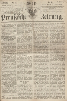 West-Preußische Zeitung. Jg.4, Nr. 7 (9 Januar 1867)
