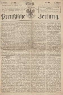 West-Preußische Zeitung. Jg.4, Nr. 22 (26 Januar 1867)