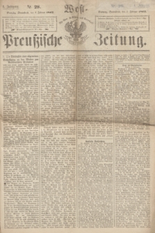 West-Preußische Zeitung. Jg.4, Nr. 28 (2 Februar 1867)