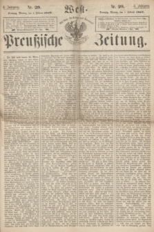 West-Preußische Zeitung. Jg.4, Nr. 29 (4 Februar 1867)