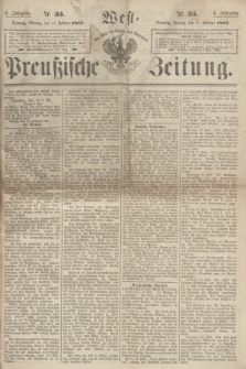 West-Preußische Zeitung. Jg.4, Nr. 35 (11 Februar 1867)