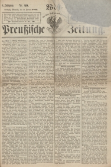 West-Preußische Zeitung. Jg.4, Nr. 49 (27 Februar 1867)