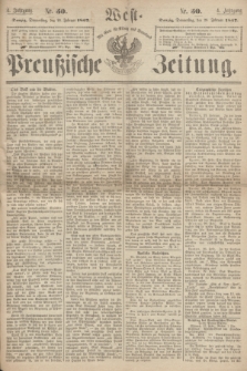 West-Preußische Zeitung. Jg.4, Nr. 50 (28 Februar 1867)