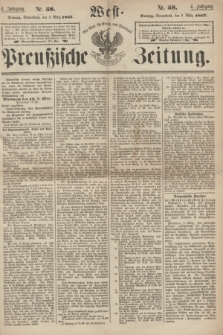 West-Preußische Zeitung. Jg.4, Nr. 58 (9 März 1867)