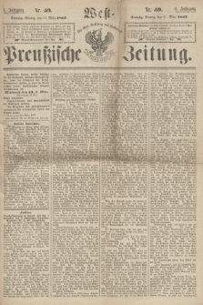 West-Preußische Zeitung. Jg.4, Nr. 59 (11 März 1867)