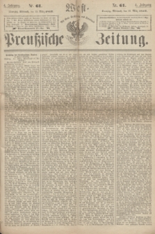 West-Preußische Zeitung. Jg.4, Nr. 61 (13 März 1867)