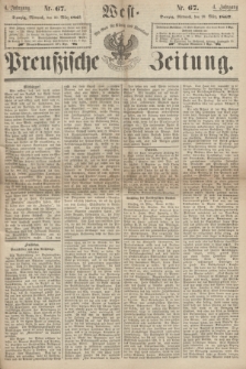West-Preußische Zeitung. Jg.4, Nr. 67 (20 März 1867)