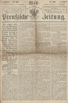West-Preußische Zeitung. Jg.4, Nr. 68 (21 März 1867)