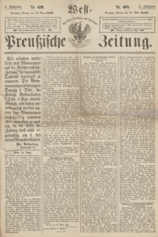 West-Preußische Zeitung. Jg.4, Nr. 69 (22 März 1867)