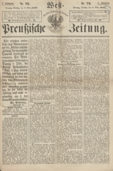 West-Preußische Zeitung. Jg.4, Nr. 72 (26 März 1867)
