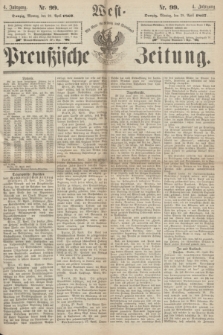 West-Preußische Zeitung. Jg.4, Nr. 99 (29 April 1867)