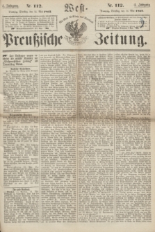 West-Preußische Zeitung. Jg.4, Nr. 112 (14 Mai 1867)