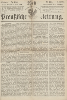 West-Preußische Zeitung. Jg.4, Nr. 115 (18 Mai 1867)