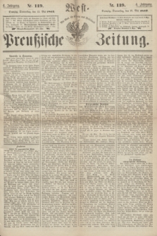 West-Preußische Zeitung. Jg.4, Nr. 119 (23 Mai 1867)