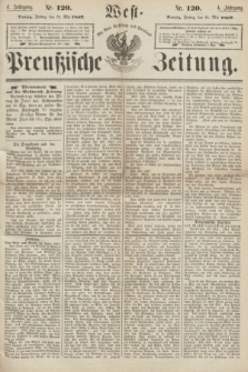 West-Preußische Zeitung. Jg.4, Nr. 120 (24 Mai 1867)