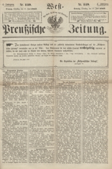 West-Preußische Zeitung. Jg.4, Nr. 139 (18 Juni 1867)