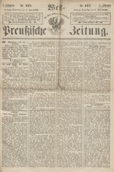 West-Preußische Zeitung. Jg.4, Nr. 147 (27 Juni 1867)