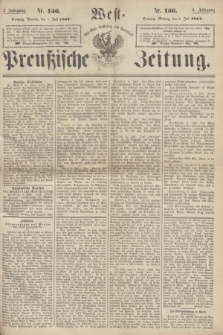 West-Preußische Zeitung. Jg.4, Nr. 156 (8 Juli 1867)