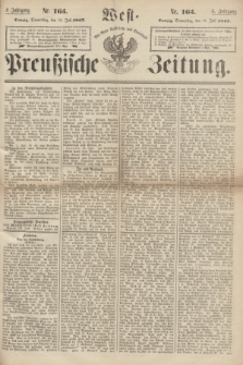 West-Preußische Zeitung. Jg.4, Nr. 165 (18 Juli 1867)