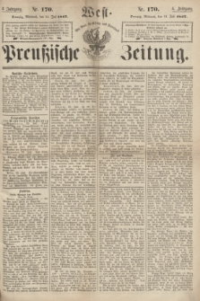 West-Preußische Zeitung. Jg.4, Nr. 170 (24 Juli 1867)