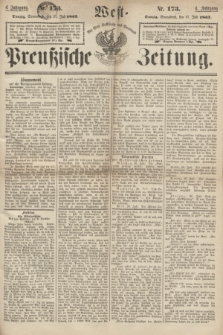 West-Preußische Zeitung. Jg.4, Nr. 173 (27 Juli 1867)