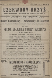 Czerwony Krzyż : organ Polskiego Towarzystwa Czerwonego Krzyża. 1921, nr 23-24