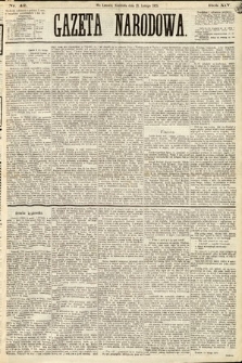 Gazeta Narodowa. 1875, nr 42