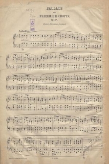 2. Ballade F-dur : Op. 38