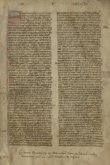 Expositio librorum Metaphysicae Aristotelis cum glossulis marginalibus