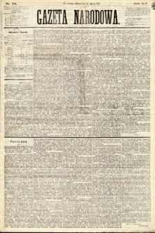 Gazeta Narodowa. 1875, nr 70