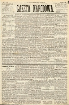 Gazeta Narodowa. 1875, nr 73