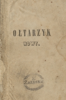 Książka do nabożeństwa Antoniny Zaleskiej