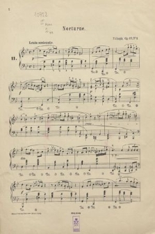 Nocturne : Op. 37, No. 1