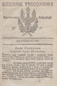 Dziennik Tygodniowy Departamentu Bydgoskiego. 1814, Ner. 6 (8 lutego)