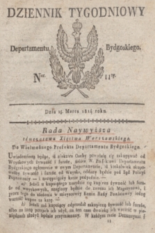 Dziennik Tygodniowy Departamentu Bydgoskiego. 1814, Ner. 11 (15 marca)