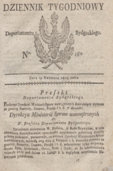 Dziennik Tygodniowy Departamentu Bydgoskiego. 1814, Ner. 16 (19 kwietnia) + dod.
