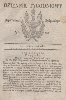 Dziennik Tygodniowy Departamentu Bydgoskiego. 1814, Ner. 20 (17 maja)