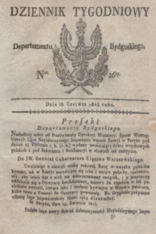Dziennik Tygodniowy Departamentu Bydgoskiego. 1814, Ner. 26 (28 czerwca)