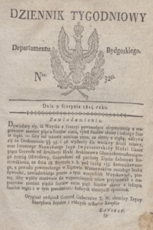 Dziennik Tygodniowy Departamentu Bydgoskiego. 1814, Ner. 32 (9 sierpnia)