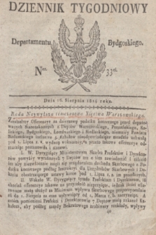 Dziennik Tygodniowy Departamentu Bydgoskiego. 1814, Ner. 33 (16 sierpnia)