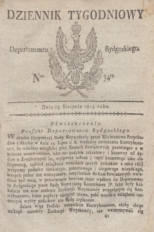 Dziennik Tygodniowy Departamentu Bydgoskiego. 1814, Ner. 34 (23 sierpnia) + dod.
