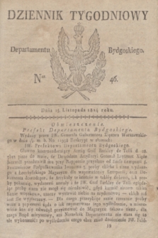 Dziennik Tygodniowy Departamentu Bydgoskiego. 1814, Ner. 46 (15 listopada)