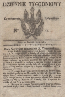 Dziennik Tygodniowy Departamentu Bydgoskiego. 1814, Ner. 51 (20 grudnia)