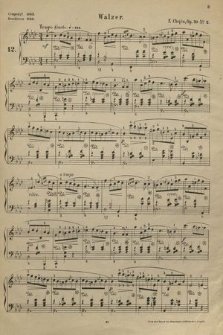 Walzer : Op. 70. No. 2